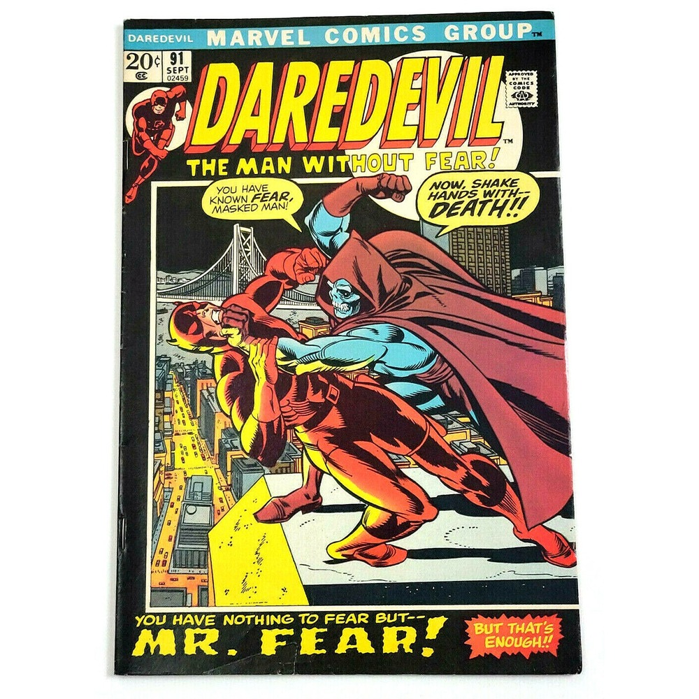 DAREDEVIL # 91 - (1972) - MR.‎ FEAR APPEARANCE